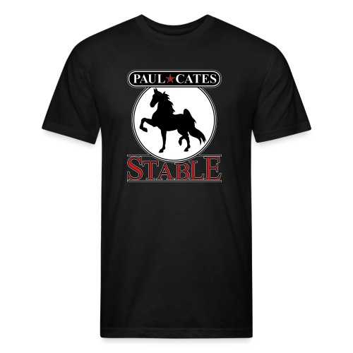 Paul Cates Stable dark shirt - Fitted Cotton/Poly T-Shirt by Next Level