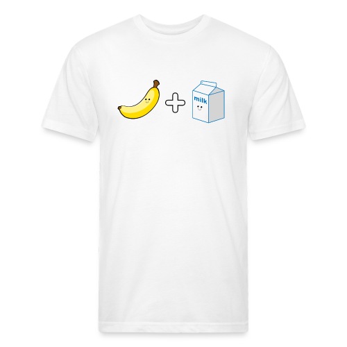 STIX Banana Milk - Men’s Fitted Poly/Cotton T-Shirt