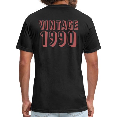 Vintage 1990 (dusty rose) - Men’s Fitted Poly/Cotton T-Shirt