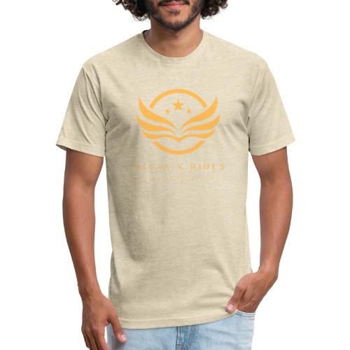 Divas N Rides Wings1 - Men’s Fitted Poly/Cotton T-Shirt