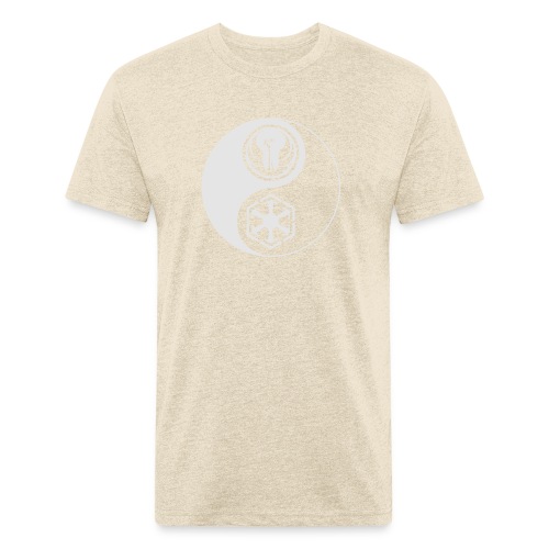 Star Wars SWTOR Yin Yang 1-Color Light - Men’s Fitted Poly/Cotton T-Shirt