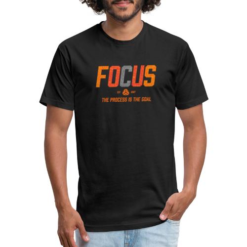 FOCUS - in Oranges - Fitted Cotton/Poly T-Shirt by Next Level