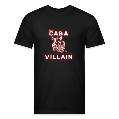CabaVillain - White Text - Unisex Poly/Cotton T-Shirt