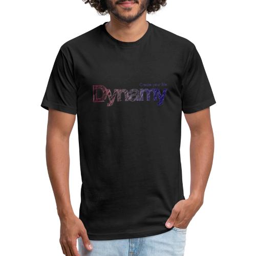 Dynamy Logo - Men’s Fitted Poly/Cotton T-Shirt