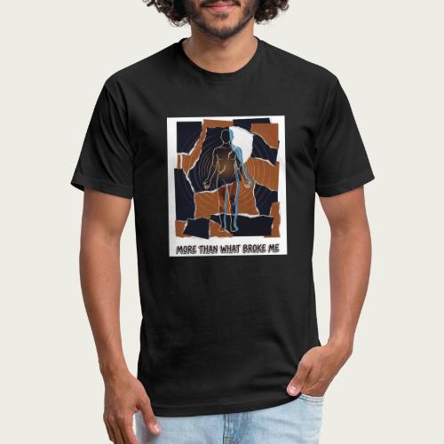 Recovery Mantra More than what broke me - Unisex Poly/Cotton T-Shirt
