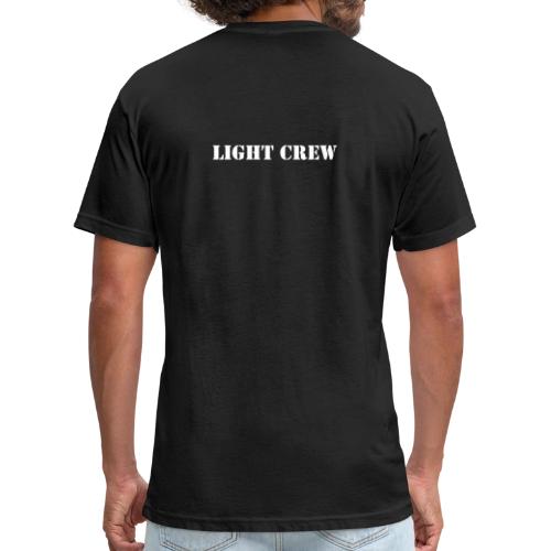 Light Crew (back) - Unisex Poly/Cotton T-Shirt