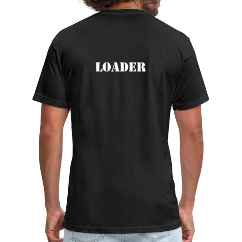 Loader (back) - Unisex Poly/Cotton T-Shirt