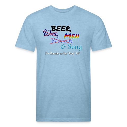 Beer, Men & Song - Unisex Poly/Cotton T-Shirt