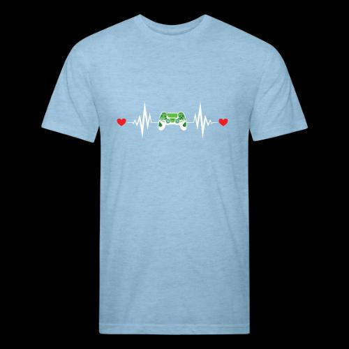 Gaming Heartbeat Controller - Unisex Poly/Cotton T-Shirt