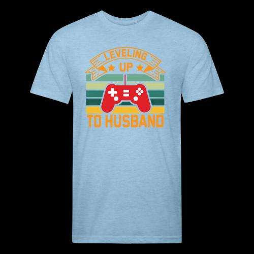 Leveling Up To Husband - Unisex Poly/Cotton T-Shirt