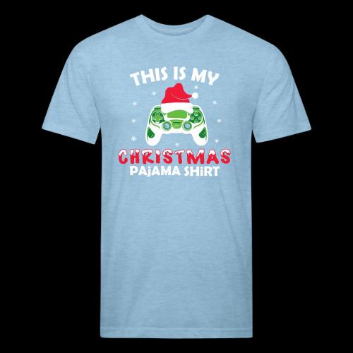 Christmas Gamer Pajama - Unisex Poly/Cotton T-Shirt