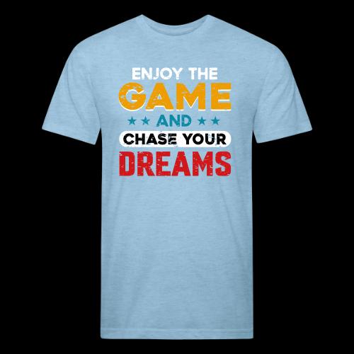 Enjoy The Game, Chase Your Dreams - Unisex Poly/Cotton T-Shirt