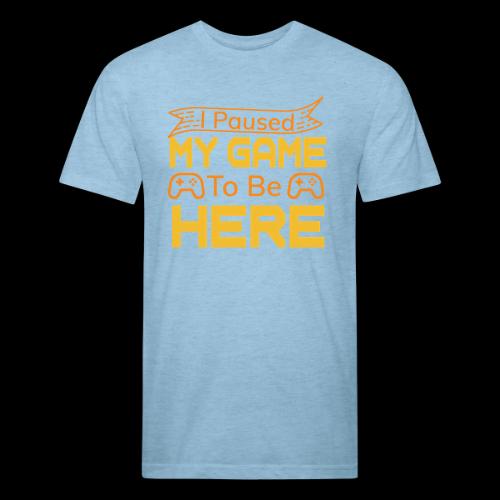 I Paused My Game To Be Here - Unisex Poly/Cotton T-Shirt