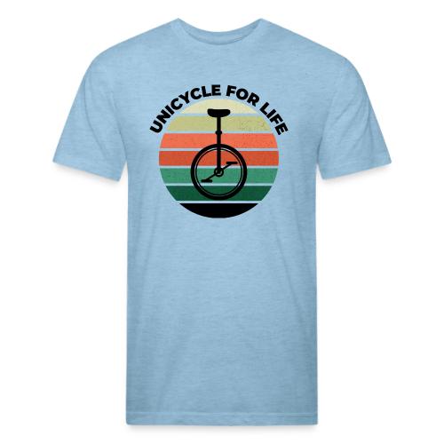 Unicycle For Life - Unisex Poly/Cotton T-Shirt