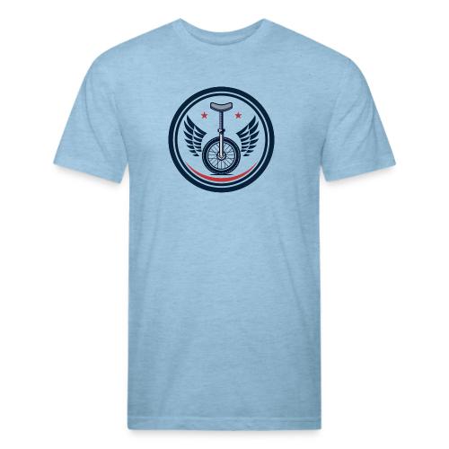 The Spirt of Unicycling - Unisex Poly/Cotton T-Shirt