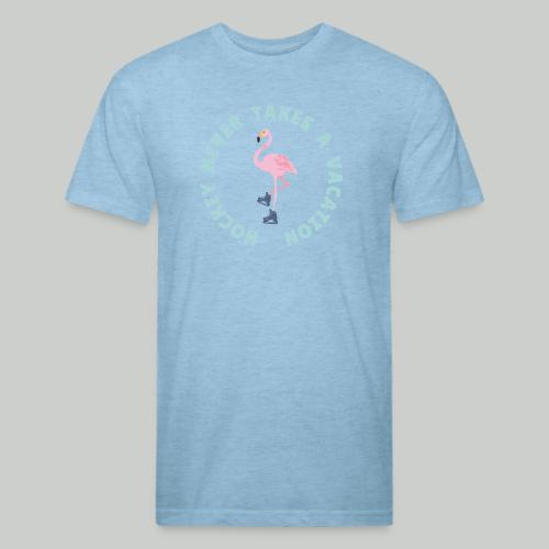 SUMMER HOCKEY FLAMINGO - Unisex Poly/Cotton T-Shirt