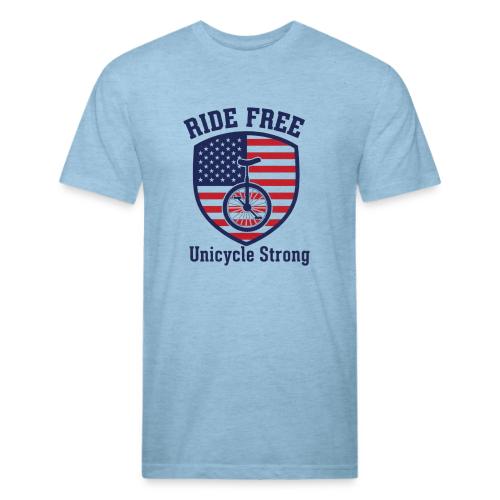 Ride Free Uni Strong - Unisex Poly/Cotton T-Shirt