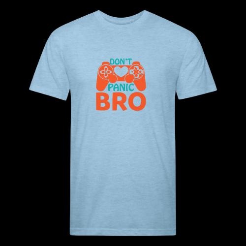 Don't Panic Bro! Heart Gamer - Unisex Poly/Cotton T-Shirt