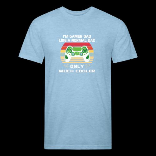 Gamer Dad: Much Cooler - Unisex Poly/Cotton T-Shirt