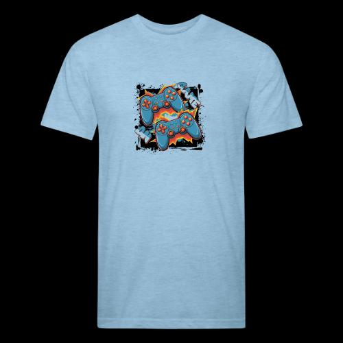 Two Player Game On! - Unisex Poly/Cotton T-Shirt