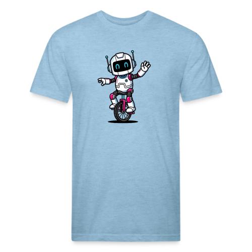 Futuristic Robot - Unisex Poly/Cotton T-Shirt