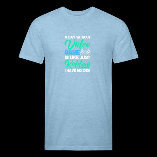 A Day Without Gaming? No Idea! - Unisex Poly/Cotton T-Shirt