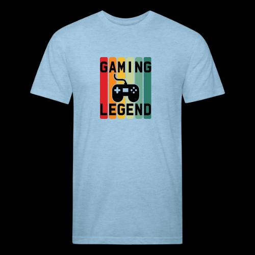 Gaming Legend Retro Bars - Unisex Poly/Cotton T-Shirt