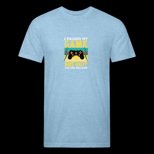 I Paused My Game, Not Quit! - Unisex Poly/Cotton T-Shirt