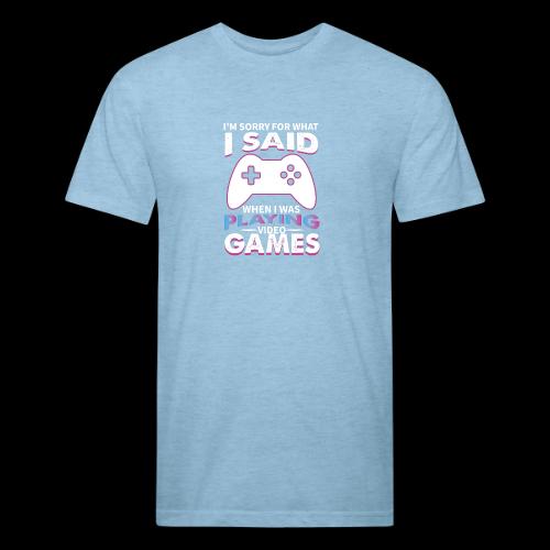 I'm Sorry For What I Said - Unisex Poly/Cotton T-Shirt