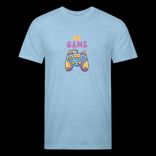 Kawaii Cat Controller - Unisex Poly/Cotton T-Shirt