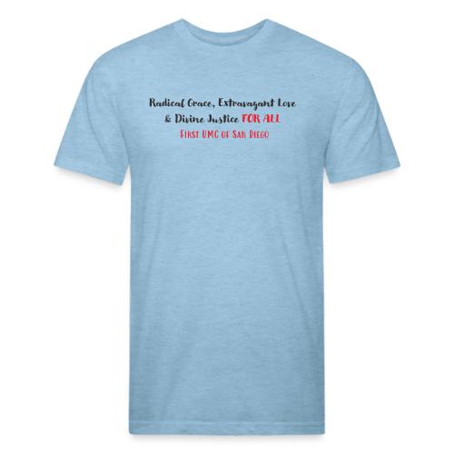 Radical Grace, Extravagant Love & Divine Justice - Unisex Poly/Cotton T-Shirt