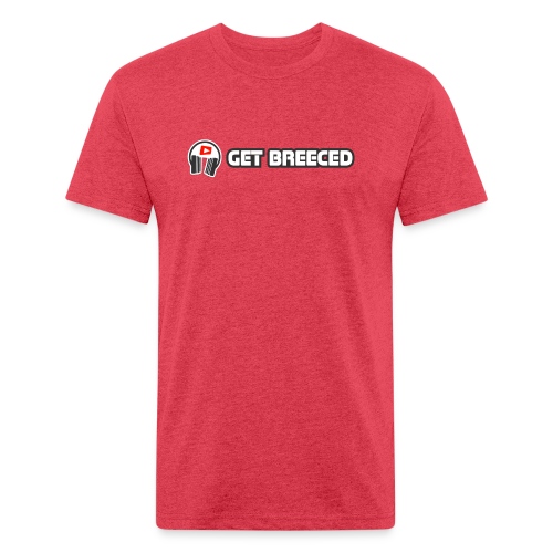 getbreeced logo - Fitted Cotton/Poly T-Shirt by Next Level