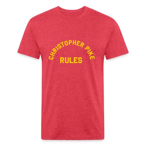 Christopher Pike Rules - Fitted Cotton/Poly T-Shirt by Next Level