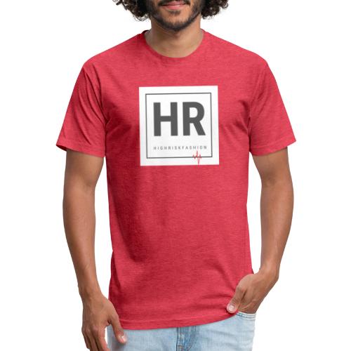 HR - HighRiskFashion Logo Shirt - Fitted Cotton/Poly T-Shirt by Next Level
