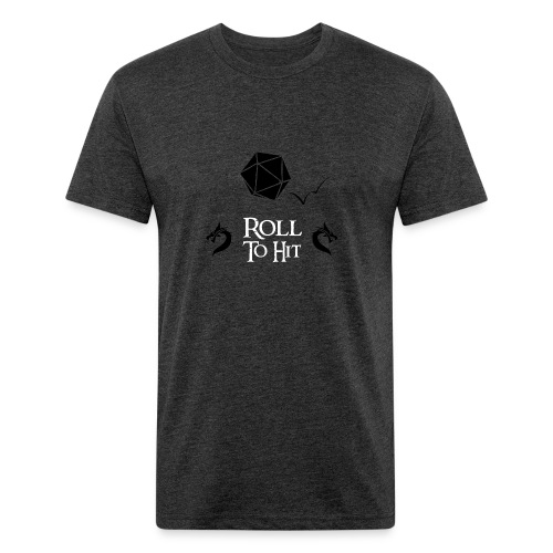 Roll to Hit - Fitted Cotton/Poly T-Shirt by Next Level