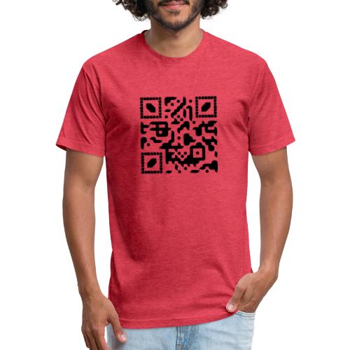 Gallant QR Code - Fitted Cotton/Poly T-Shirt by Next Level