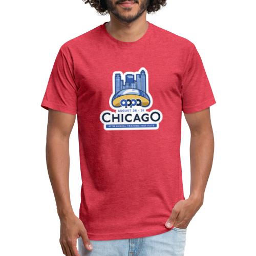 Chicago, IL - 47th Annual Training Institute - Fitted Cotton/Poly T-Shirt by Next Level