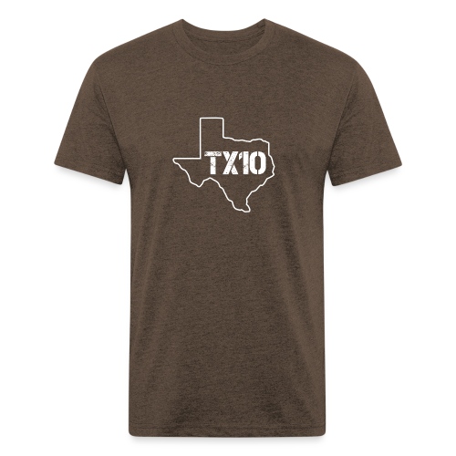 TEXAS 10 by FinksMethod - Fitted Cotton/Poly T-Shirt by Next Level