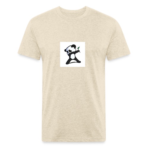 Panda DaB - Fitted Cotton/Poly T-Shirt by Next Level