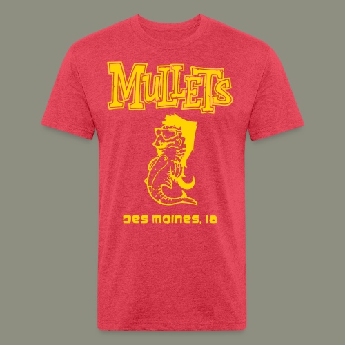 Mullets Color Series - Men’s Fitted Poly/Cotton T-Shirt