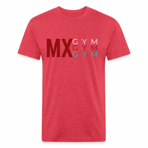MX Gym Minimal Hat 4 - Fitted Cotton/Poly T-Shirt by Next Level
