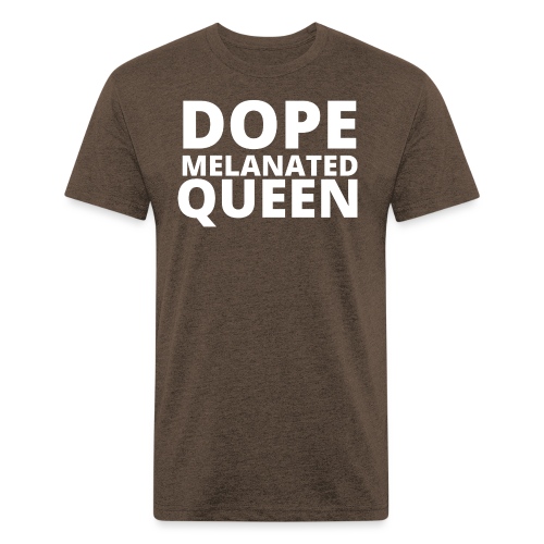Dope Melanted Queen - Men’s Fitted Poly/Cotton T-Shirt