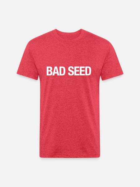 bad seed - Unisex Poly/Cotton T-Shirt - heather red