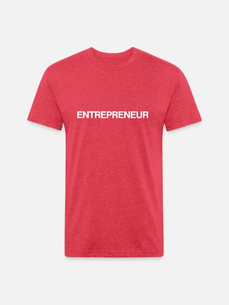 ENTREPRENEUR - Unisex Poly/Cotton T-Shirt - heather red