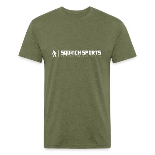 Squatch Sports white - Unisex Poly/Cotton T-Shirt
