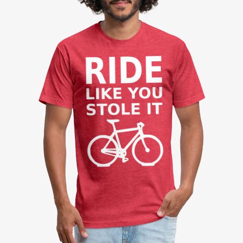 ride like you stole it - bicycle - Unisex Poly/Cotton T-Shirt