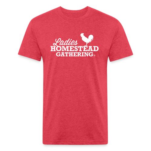 NLHG Logo White - Unisex Poly/Cotton T-Shirt