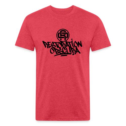 RO Tag 1. Fat marker logo. - Unisex Poly/Cotton T-Shirt