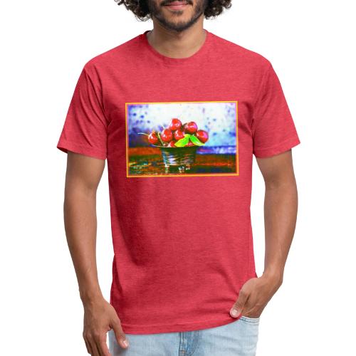 Ball Of Cherries Fruit Cute Photo. Buy Now - Unisex Poly/Cotton T-Shirt