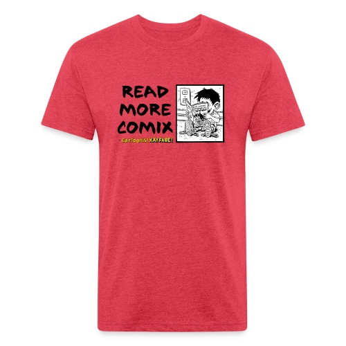 Read More Comics - Men’s Fitted Poly/Cotton T-Shirt